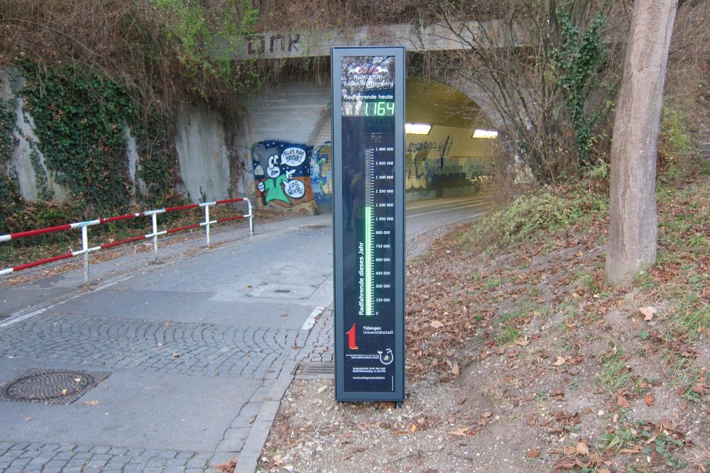 Stelenitis-der Fahrrad Zaehler