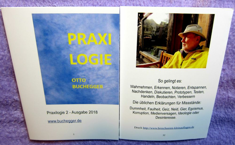 Werbung für die Kurzfassung der Praxilogie